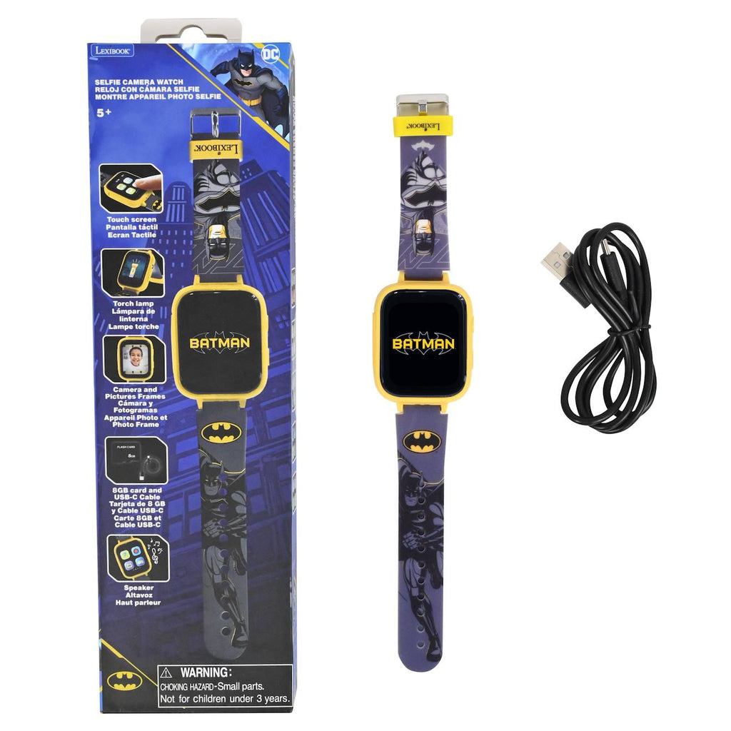 Montre avec caméra Batman noir