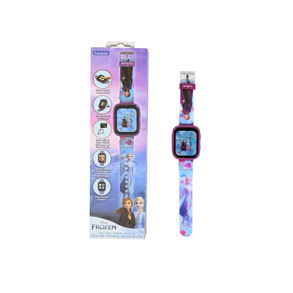 Montre avec caméra Reine des Neiges bleu