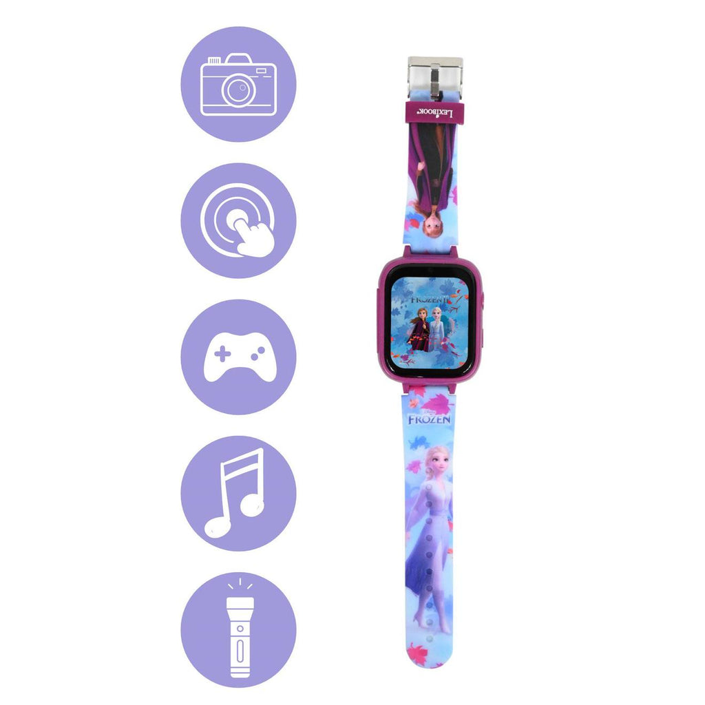 Montre avec caméra Reine des Neiges bleu