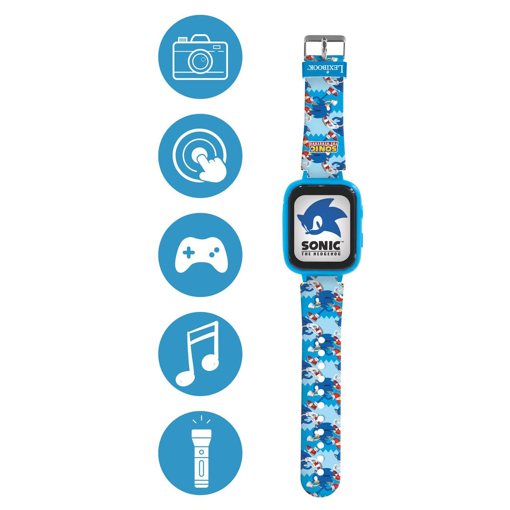 Montre avec caméra Sonic bleu