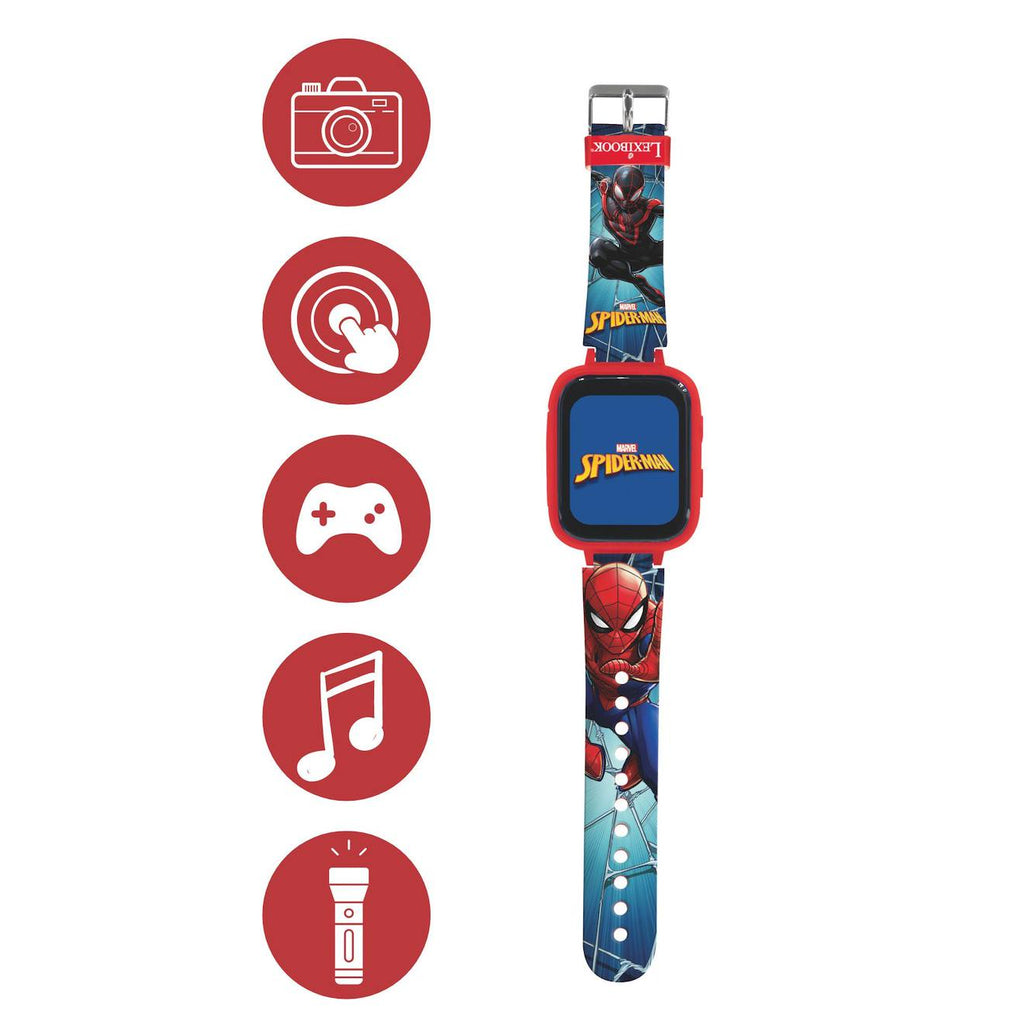 Montre avec caméra Spider-Man rouge
