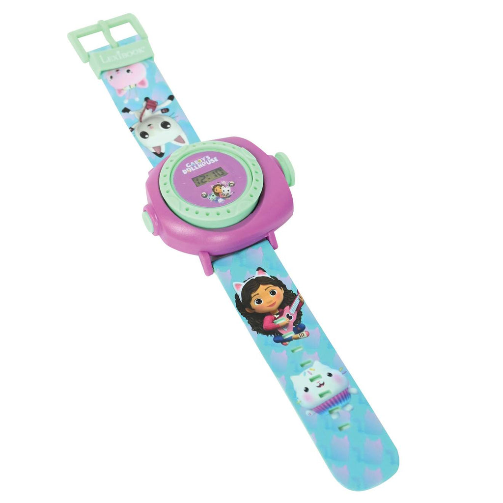 Montre digitale avec projection Gabby et la Maison Magique bleu