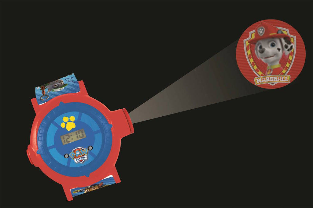 Montre digitale avec projection Pat' Patrouille bleu