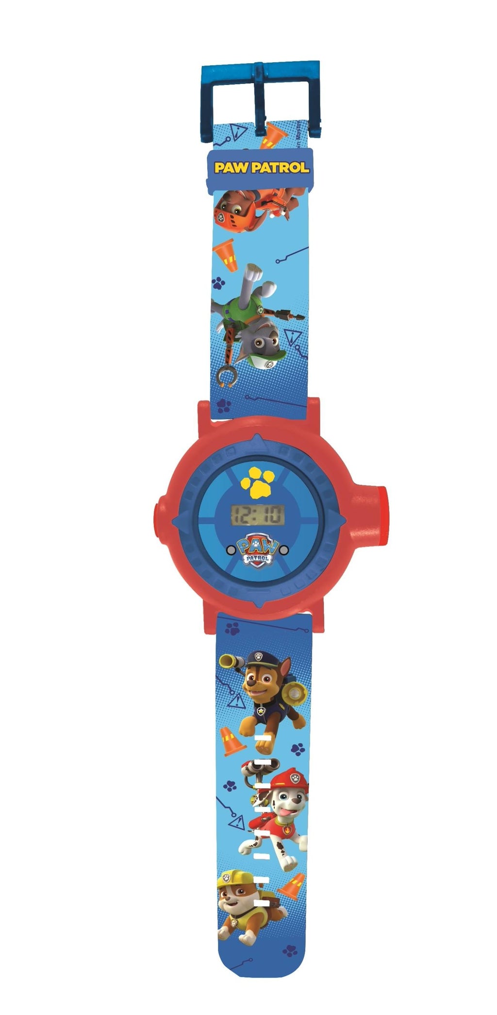 Montre digitale avec projection Pat' Patrouille bleu