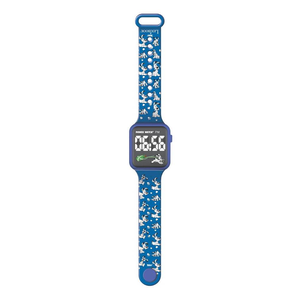 Montre digitale LED astérix bleu