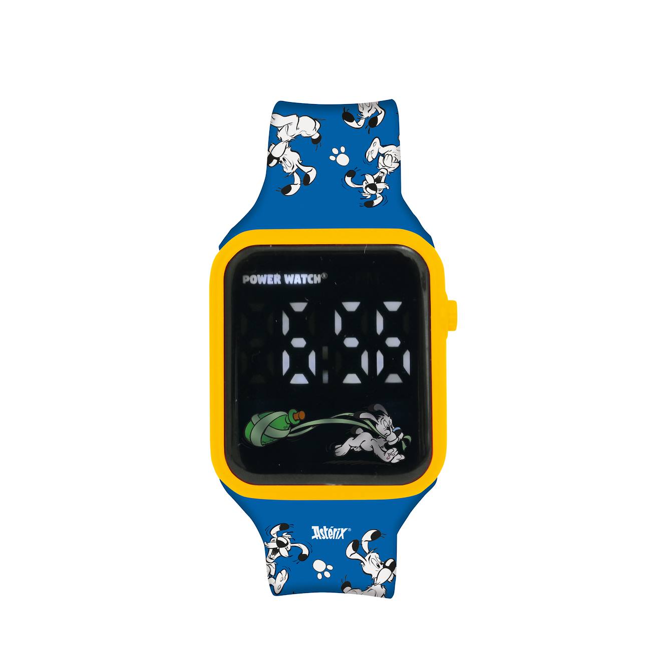 Montre digitale LED astérix bleu