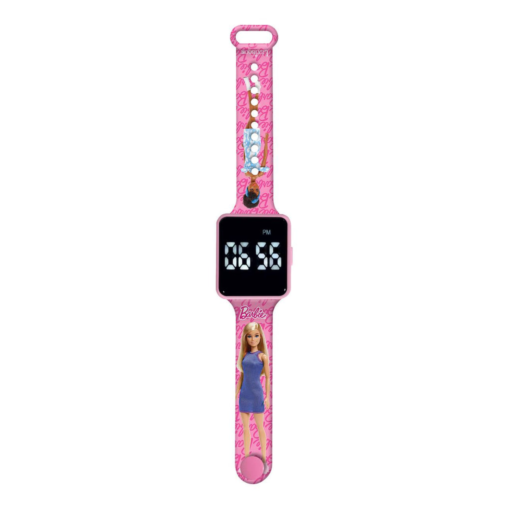 Montre digitale LED Barbie rose
