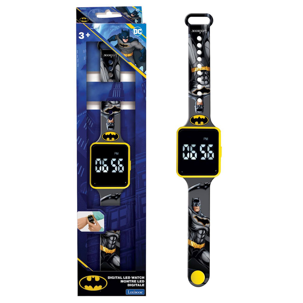 Montre digitale LED Batman noir