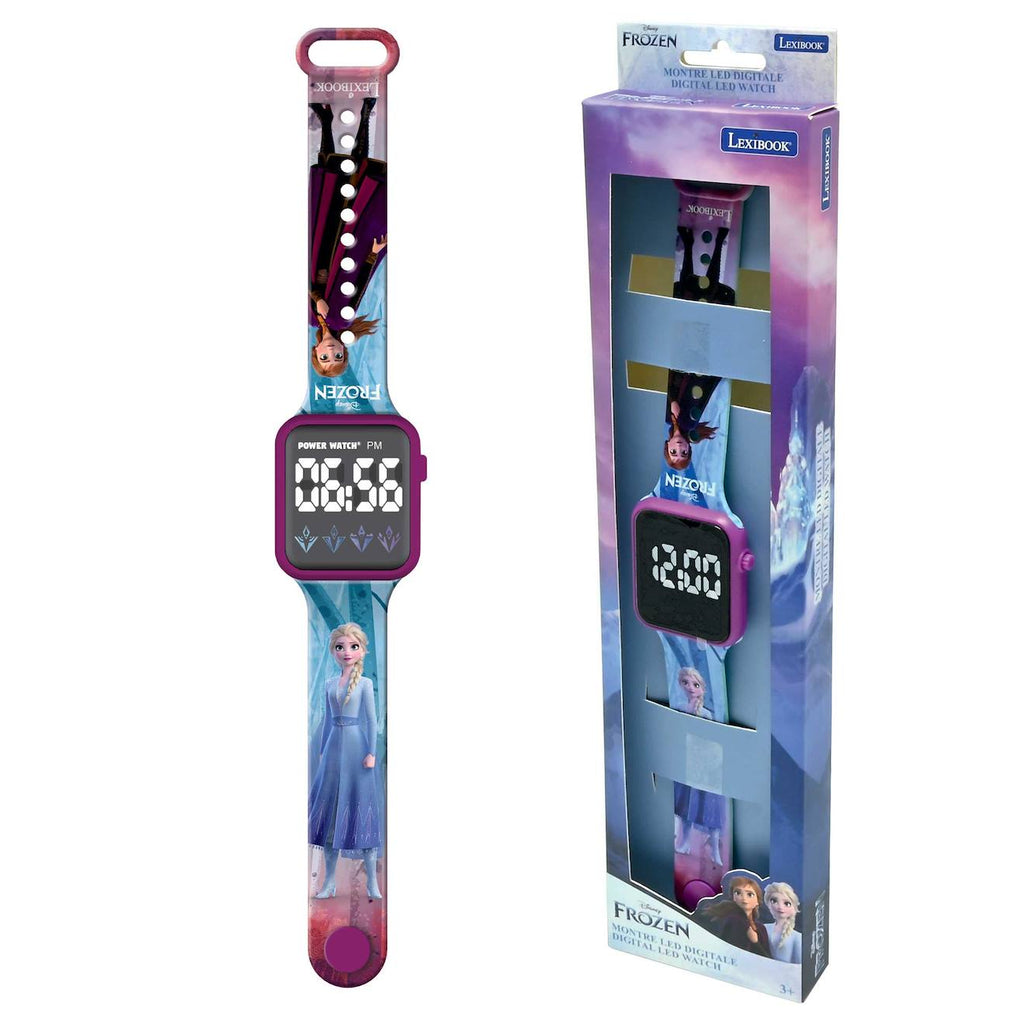 Montre digitale LED Frozen bleu