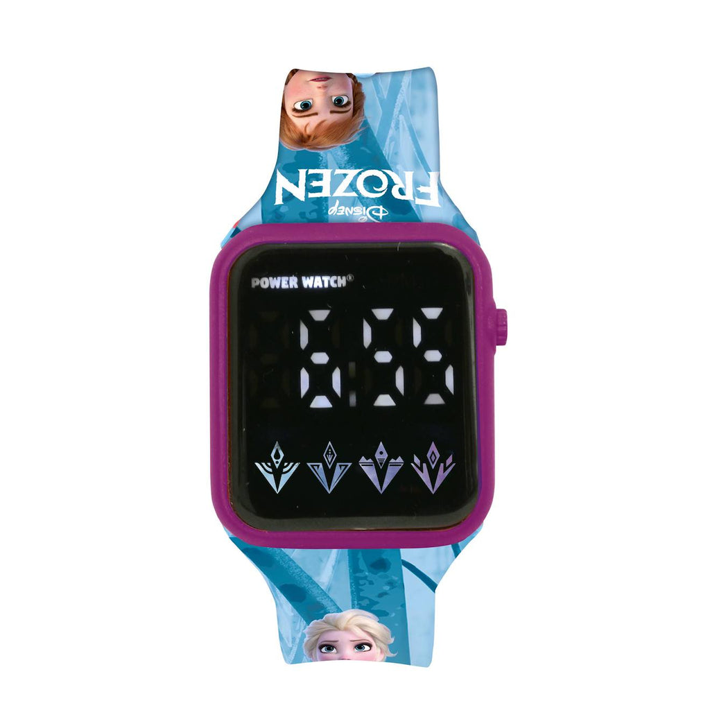 Montre digitale LED Frozen bleu