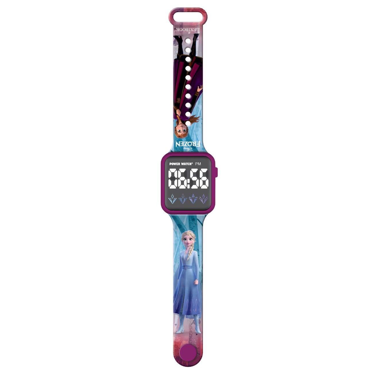 Montre digitale LED Frozen bleu