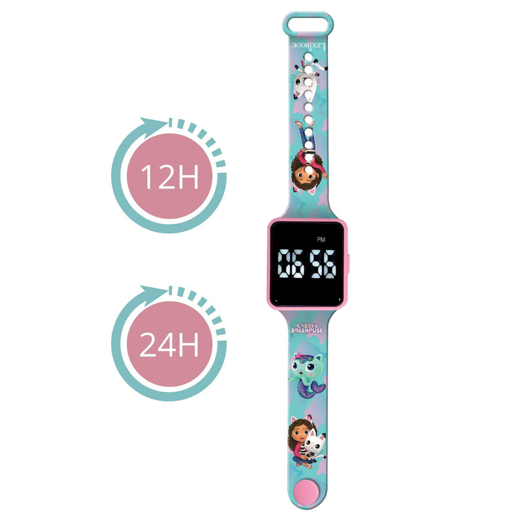 Montre digitale LED Gabby et la Maison Magique bleu