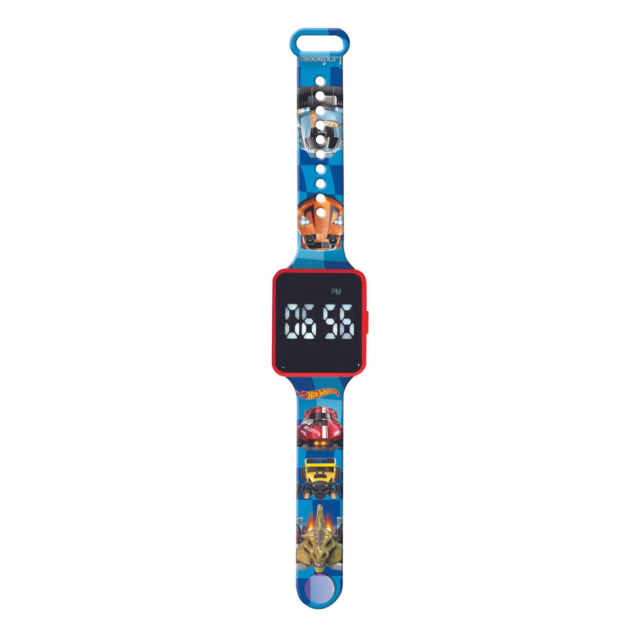 Montre digitale LED hot wheels bleu