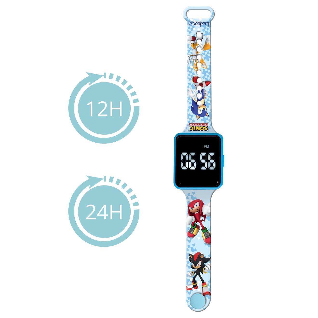 Montre digitale LED Sonic blanc