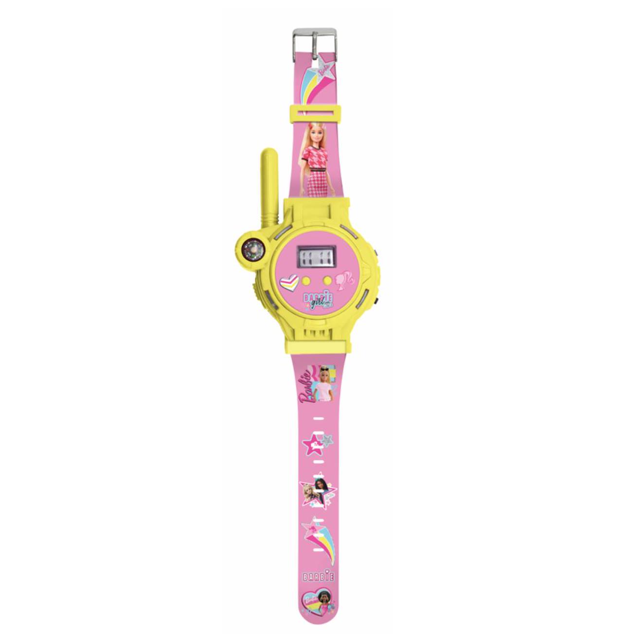 Montre digitale talkie-walkie Barbie portée 200 m multicolore
