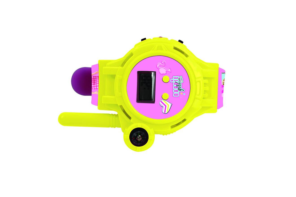 Montre digitale talkie-walkie Barbie portée 200 m multicolore
