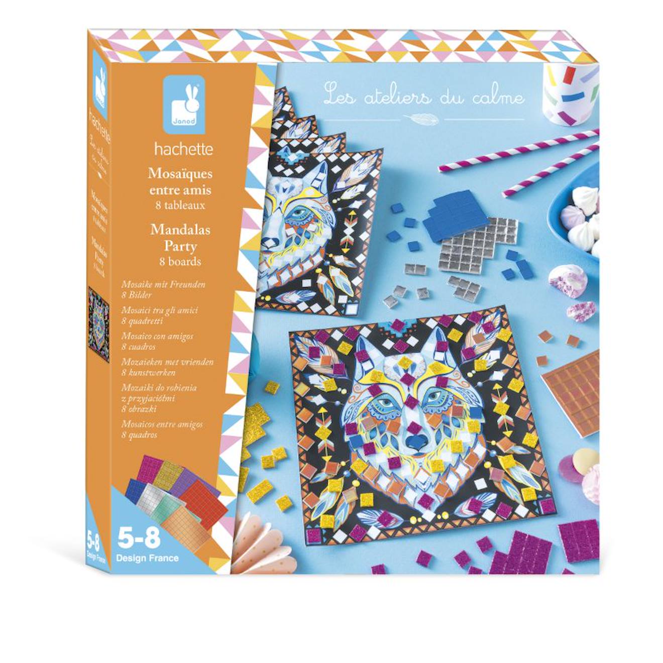 Mosaïques à faire entre amis - 8 tableaux multicolore
