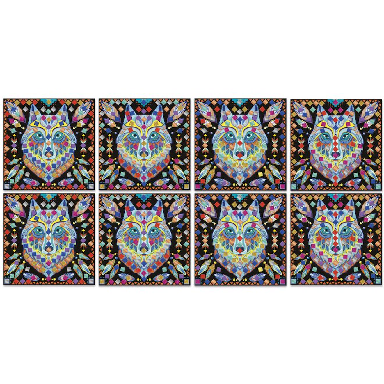Mosaïques à faire entre amis - 8 tableaux multicolore