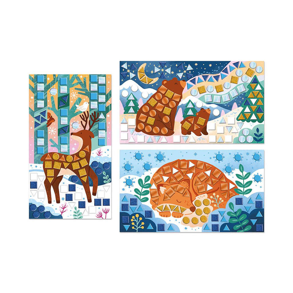 Mosaïques bel hiver multicolore