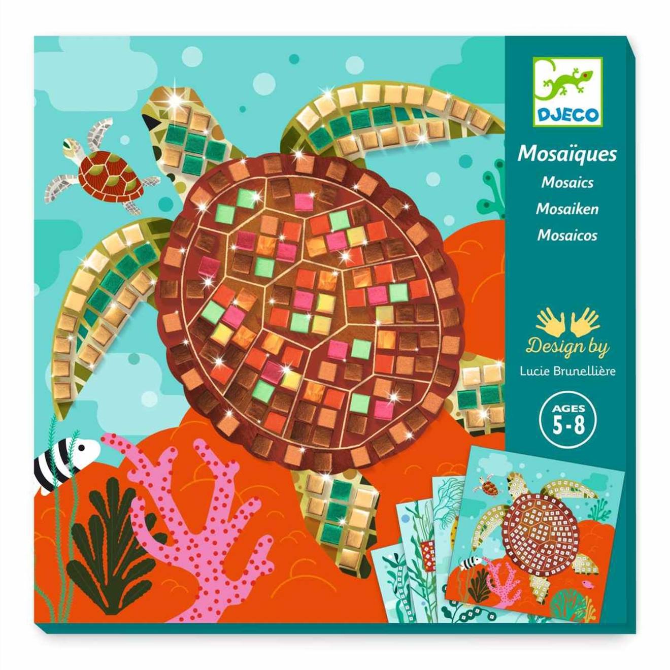 Mosaïques caraïbes multicolore