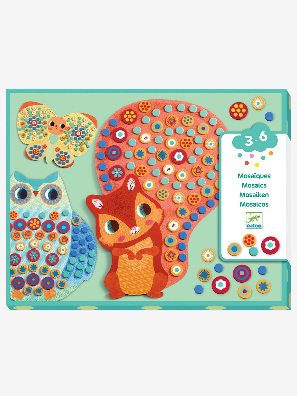 Mosaïques millefiori multicolore