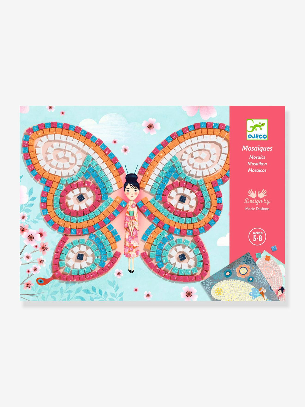 Mosaïques papillon bleu