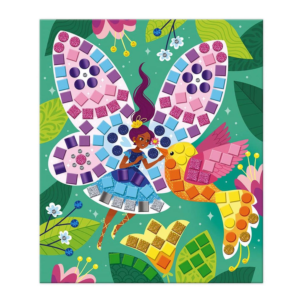 Mosaïques princesses et fées bleu
