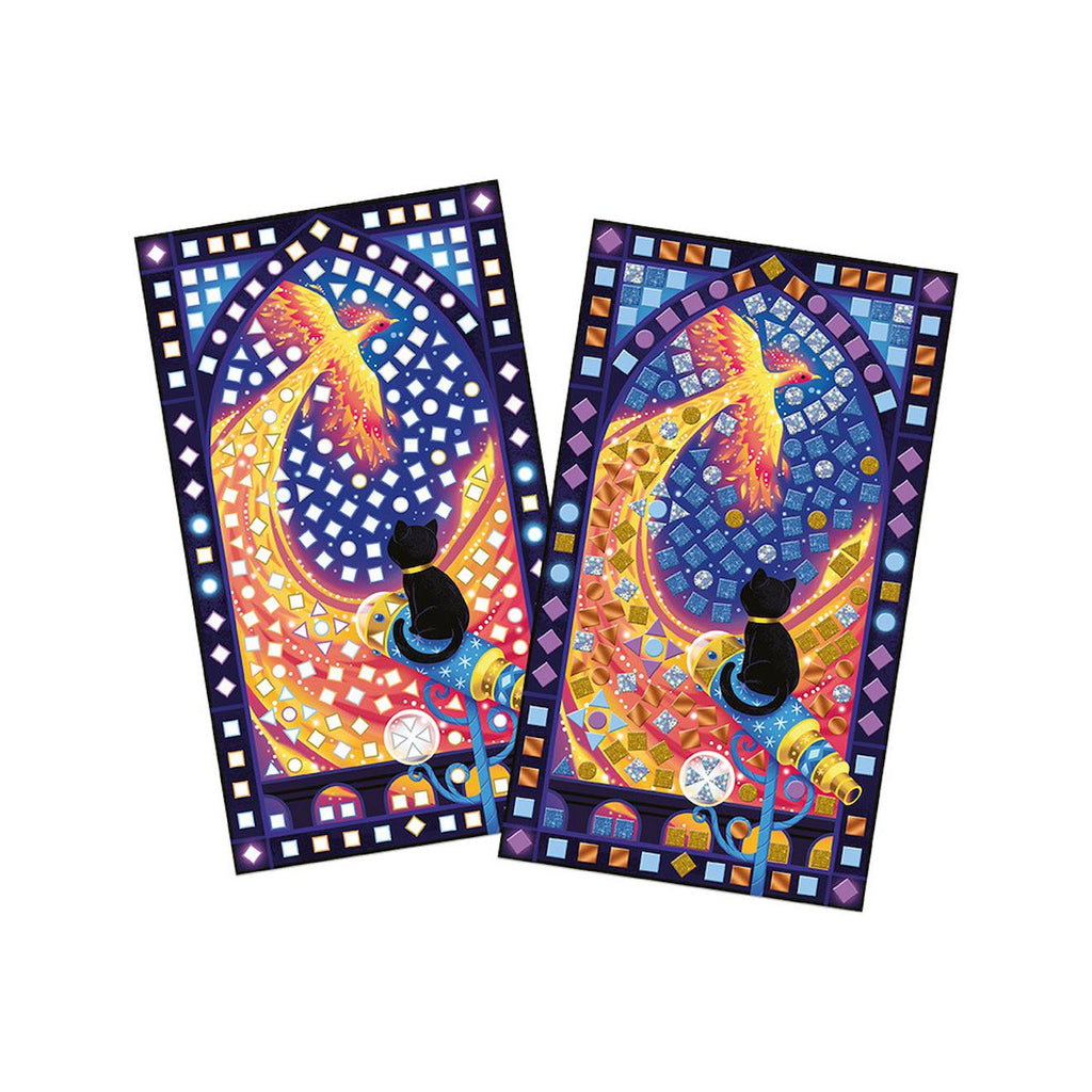 Mosaïques thème la magie - magic school multicolore