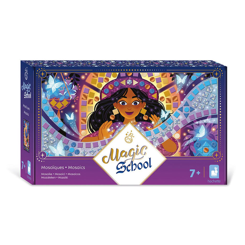 Mosaïques thème la magie - magic school multicolore