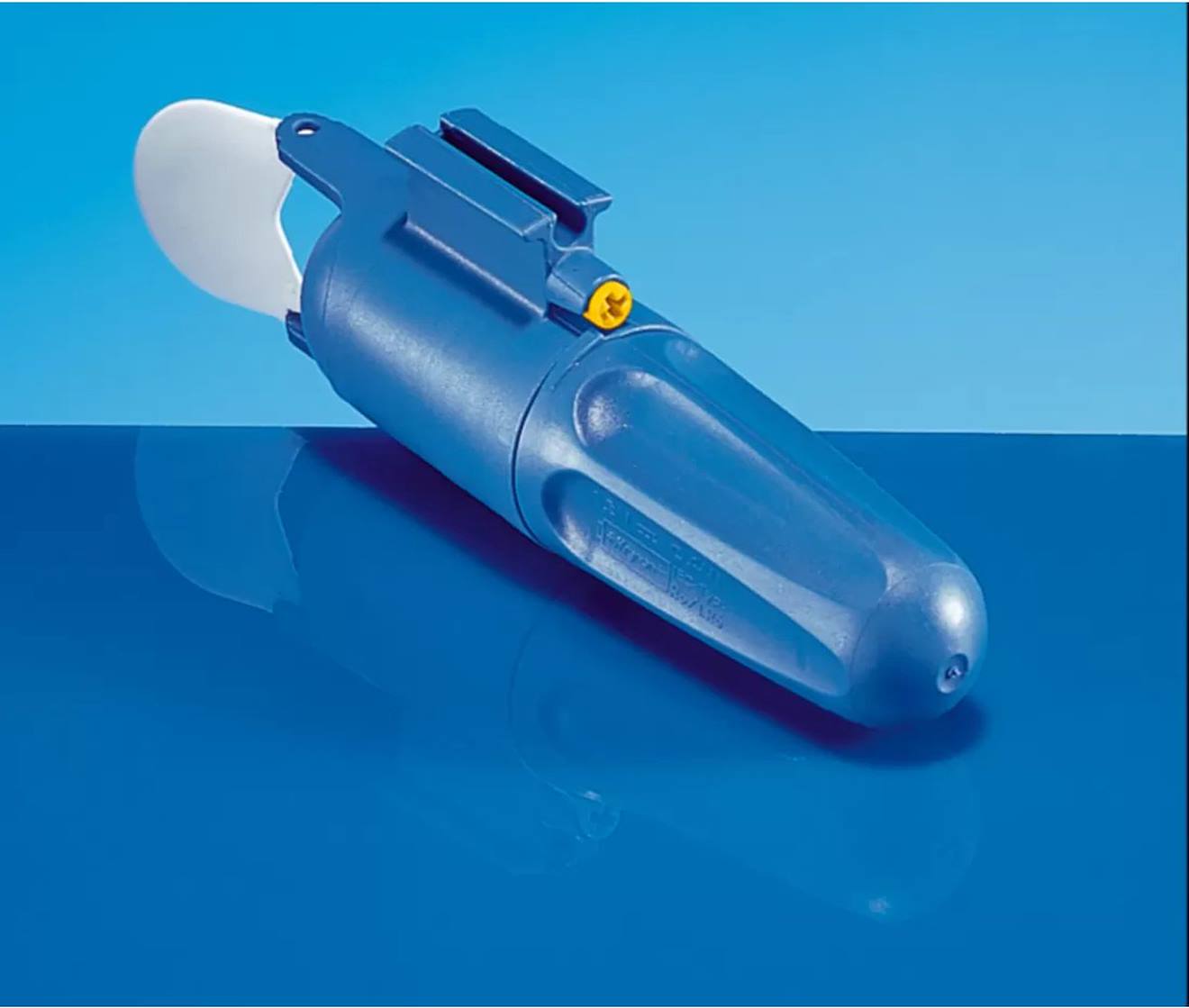 Moteur submersible Playmobil 5159, s'adapté sur de nombreux bateaux bleu