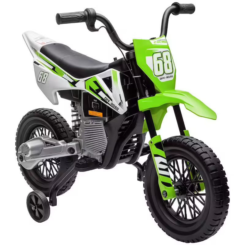 Moto cross électrique enfant 12V (Aiyaplay – 2 moteurs, 2 vitesses)