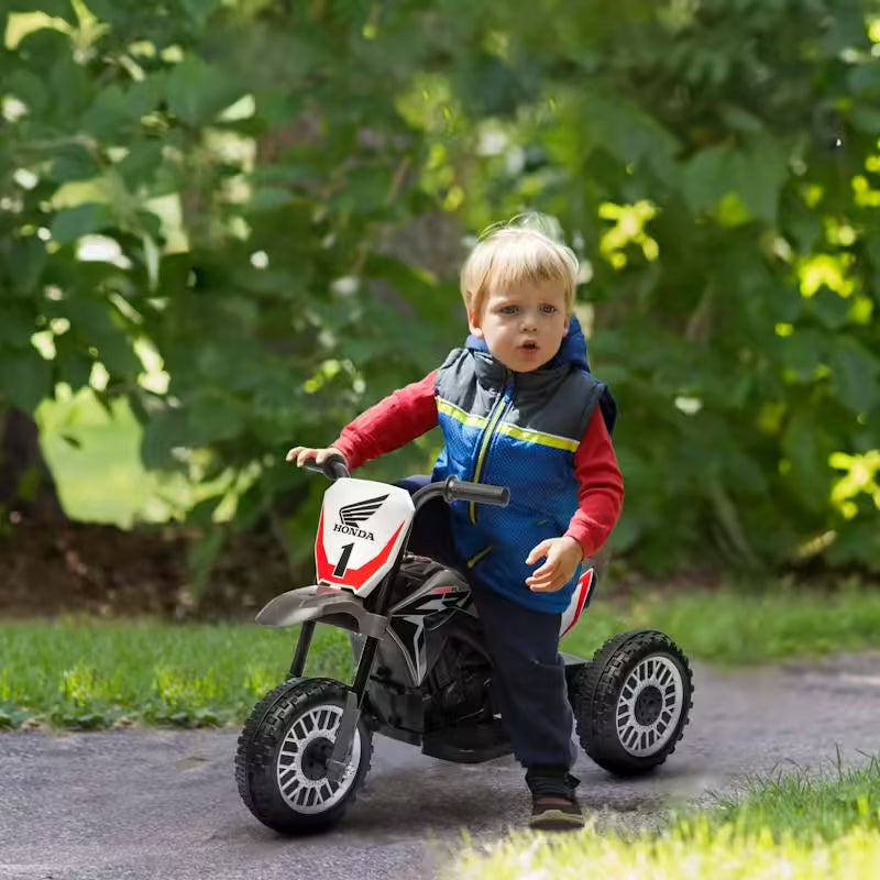 Moto cross électrique enfant Honda CRF 450 R (3 roues, 3 km/h)