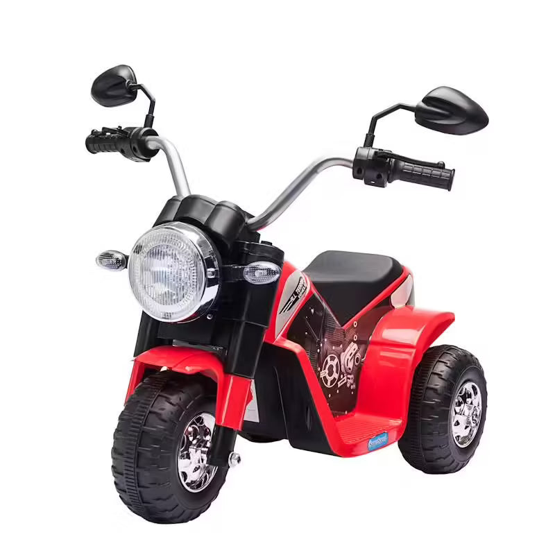 Moto électrique enfant Chopper 6V – 3 roues, effets lumineux & marche avant/arrière