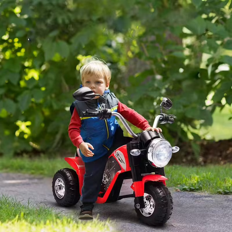 Moto électrique enfant Chopper 6V – 3 roues, effets lumineux & marche avant/arrière