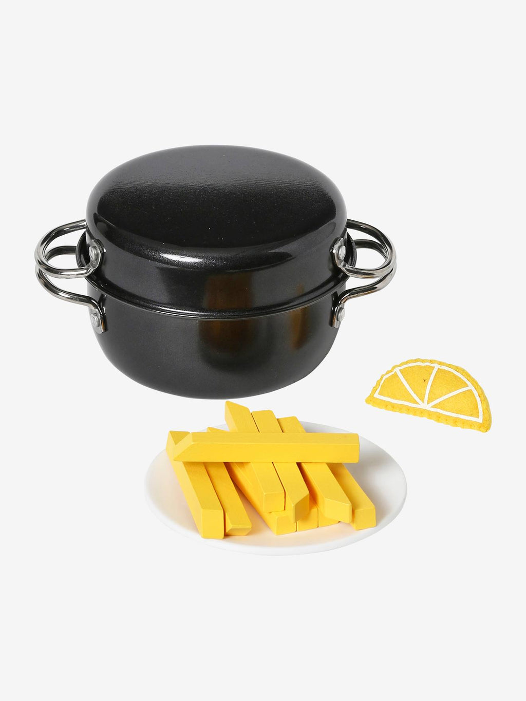 Moules frites en bois FSC noir