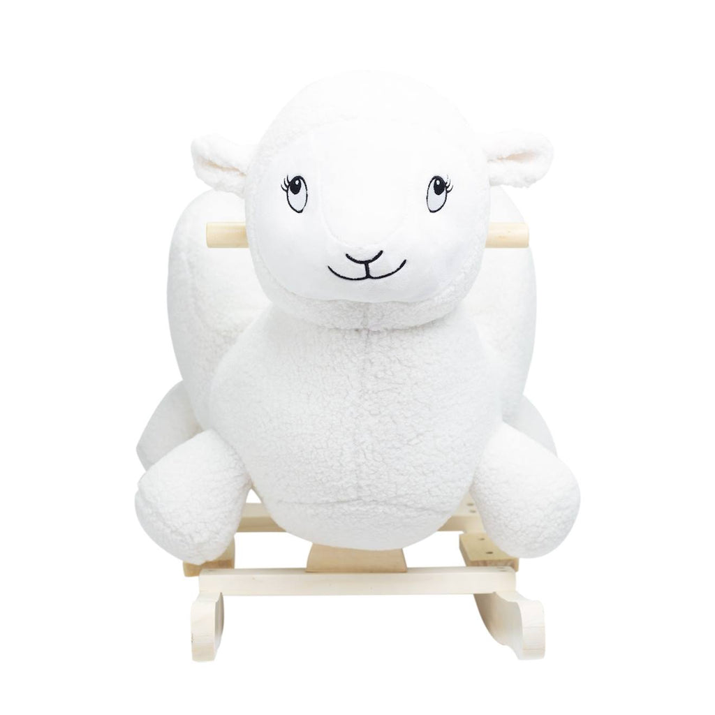 Mouton à bascule - wooly blanc