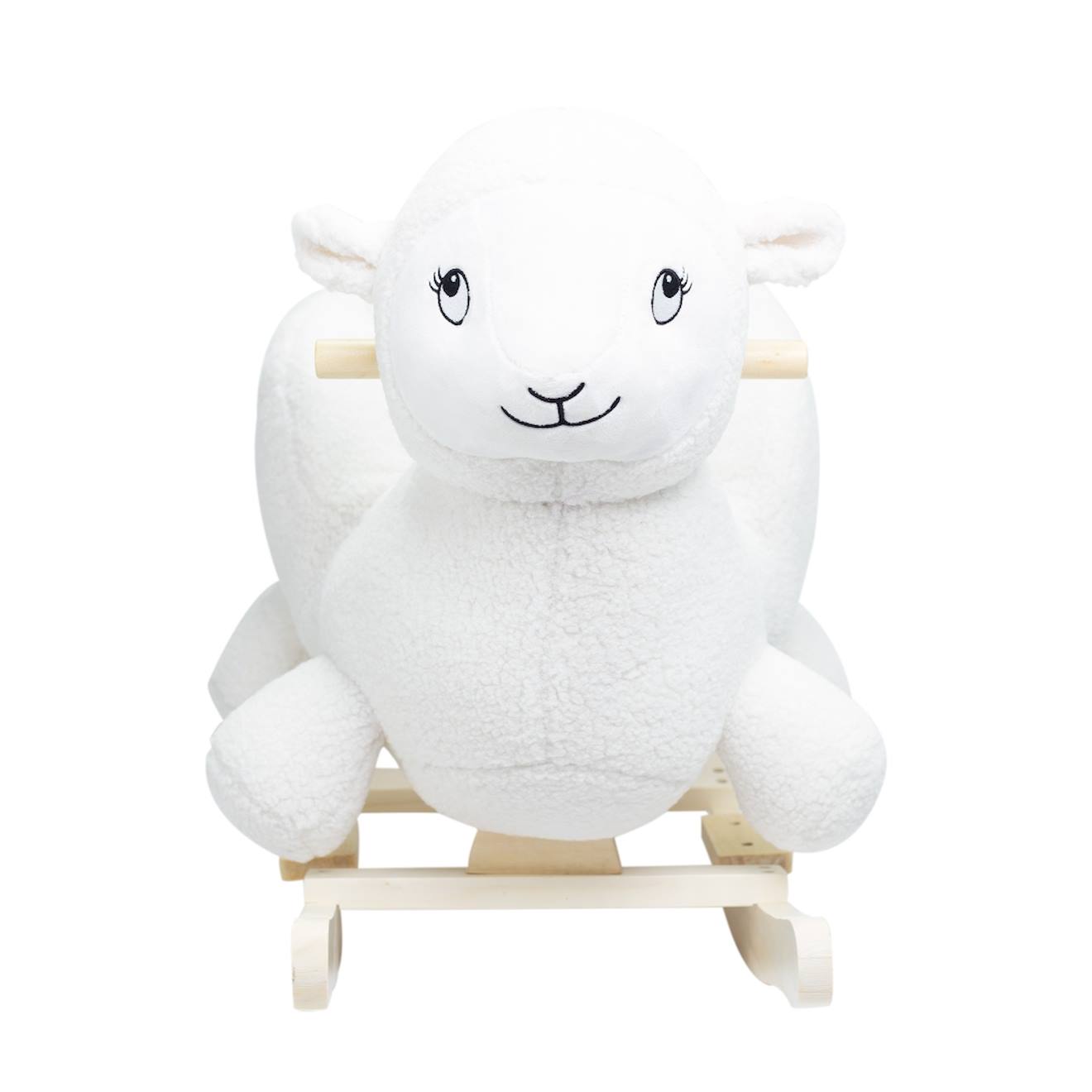 Mouton à bascule - wooly blanc