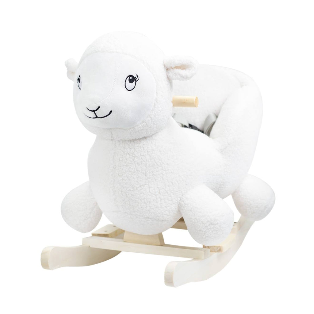 Mouton à bascule - wooly blanc