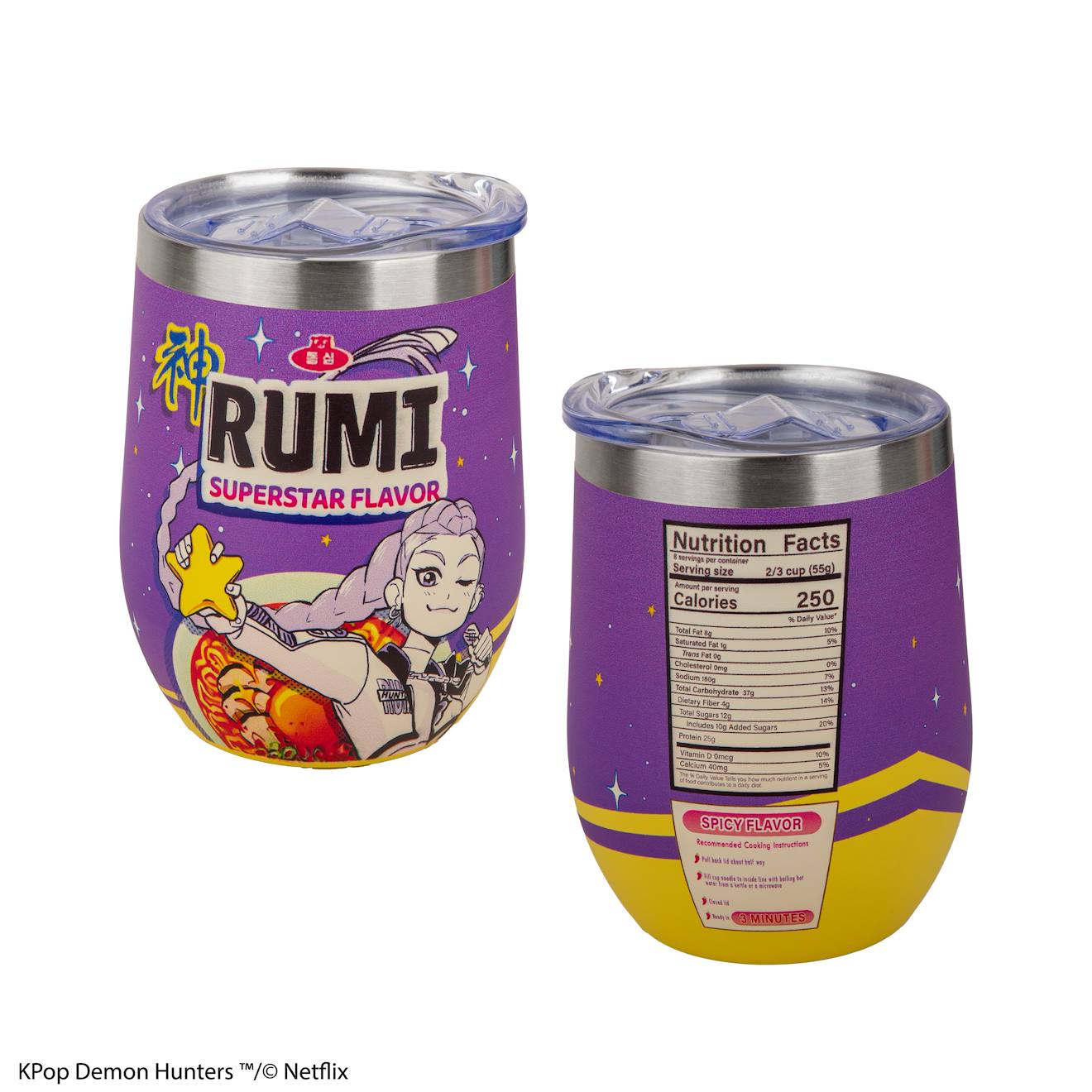 Mug de Voyage Isotherme Rumi Superstar Flavor - KPop Demon Hunters Violet