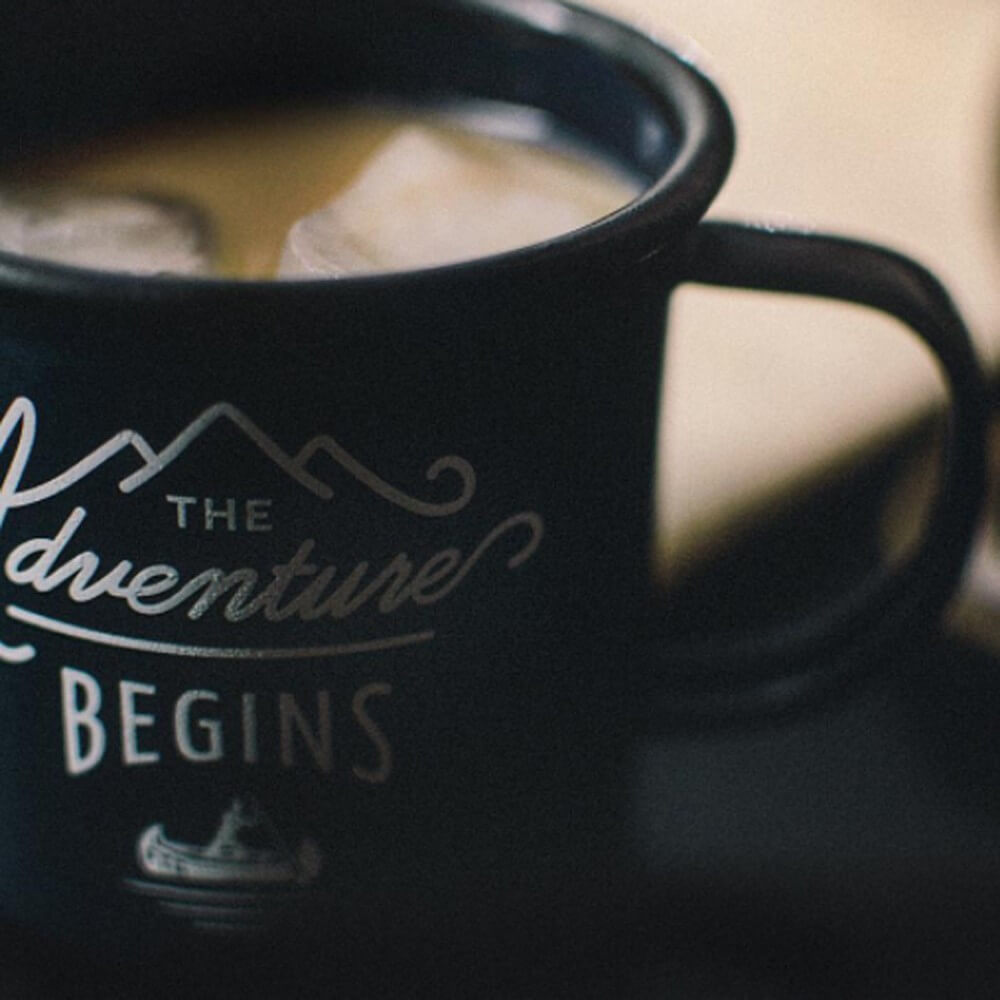 Mug Émaillé Aventure Bleu Nuit - Mug Original Gentlemen's Hardware