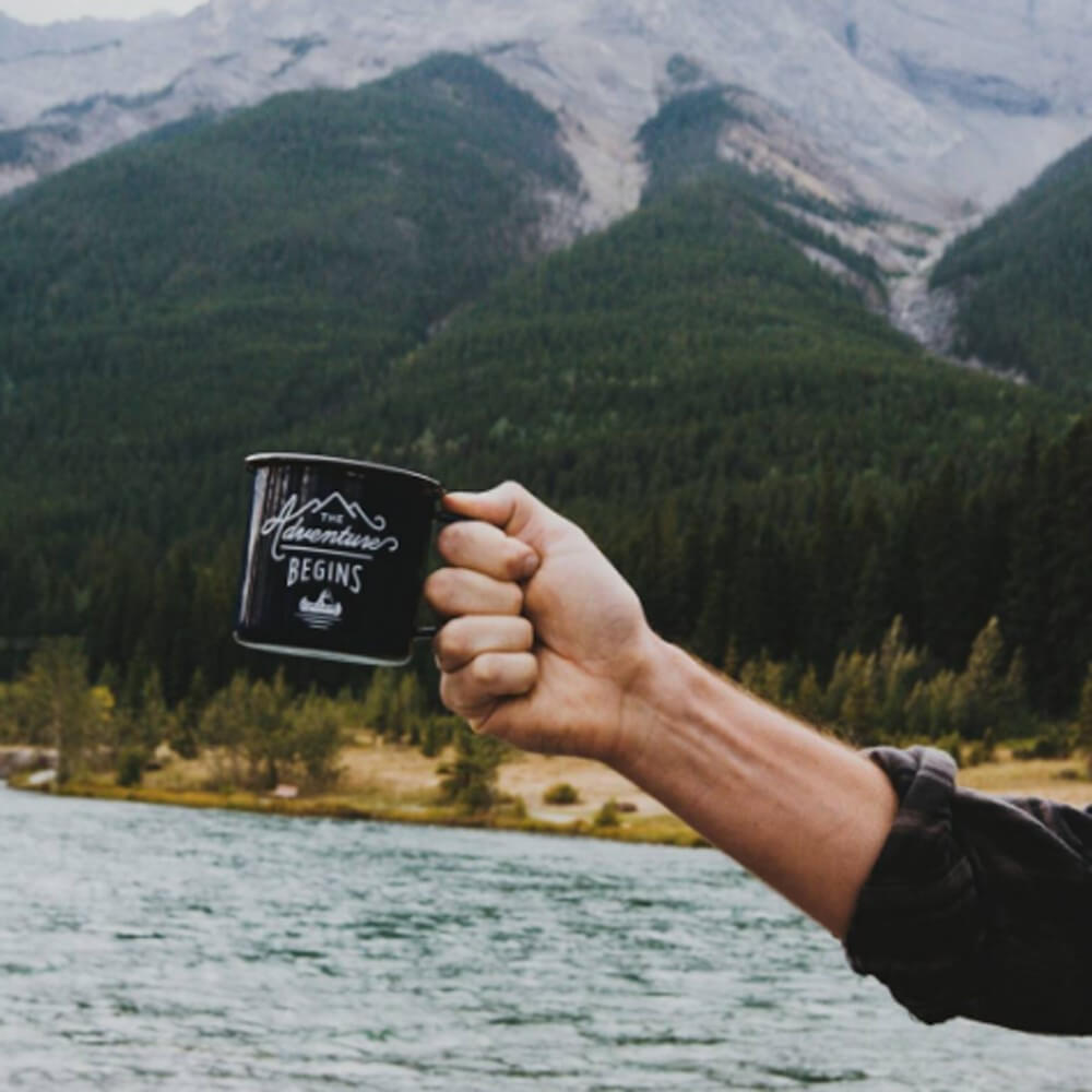 Mug Émaillé Aventure Bleu Nuit - Mug Original Gentlemen's Hardware
