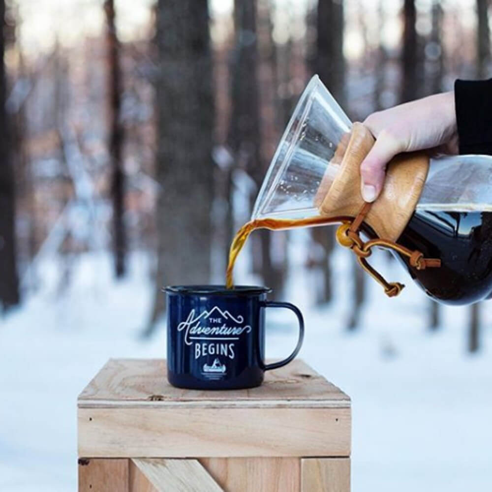Mug Émaillé Aventure Bleu Nuit - Mug Original