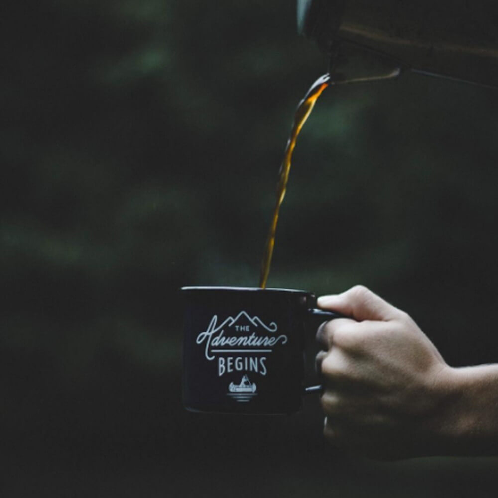 Mug Émaillé Aventure Bleu Nuit - Mug Original Gentlemen's Hardware