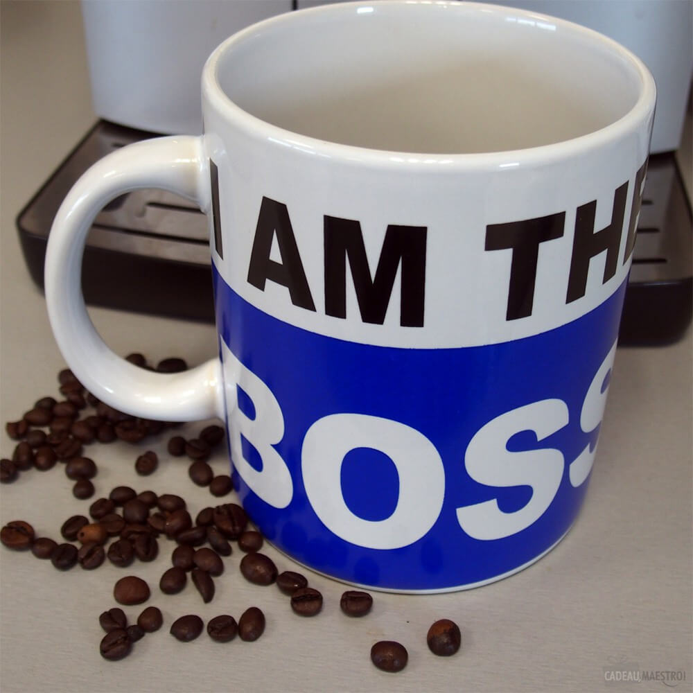 Mug Géant I Am The Boss - Mug Original CadoMaestro