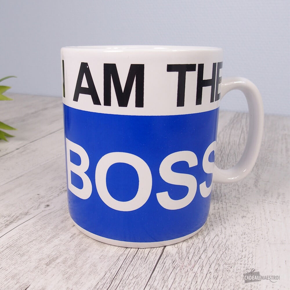 Mug Géant I Am The Boss - Mug Original CadoMaestro