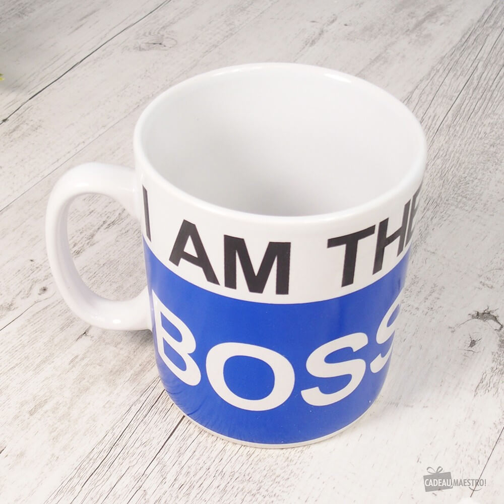 Mug Géant I Am The Boss - Mug Original CadoMaestro