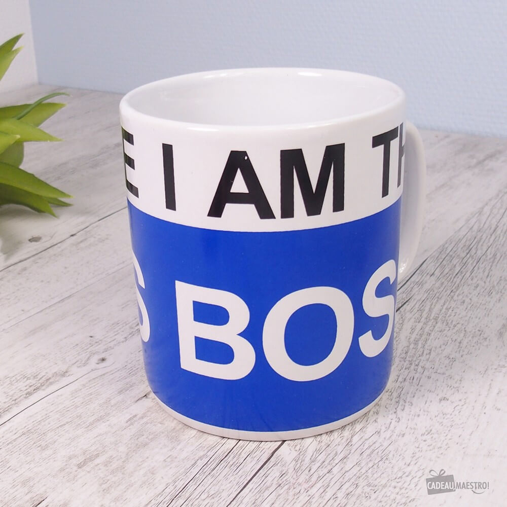 Mug Géant I Am The Boss - Mug Original CadoMaestro