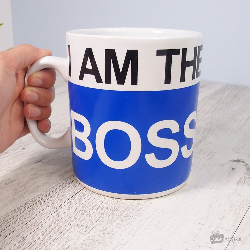 Mug Géant I Am The Boss - Mug Original CadoMaestro