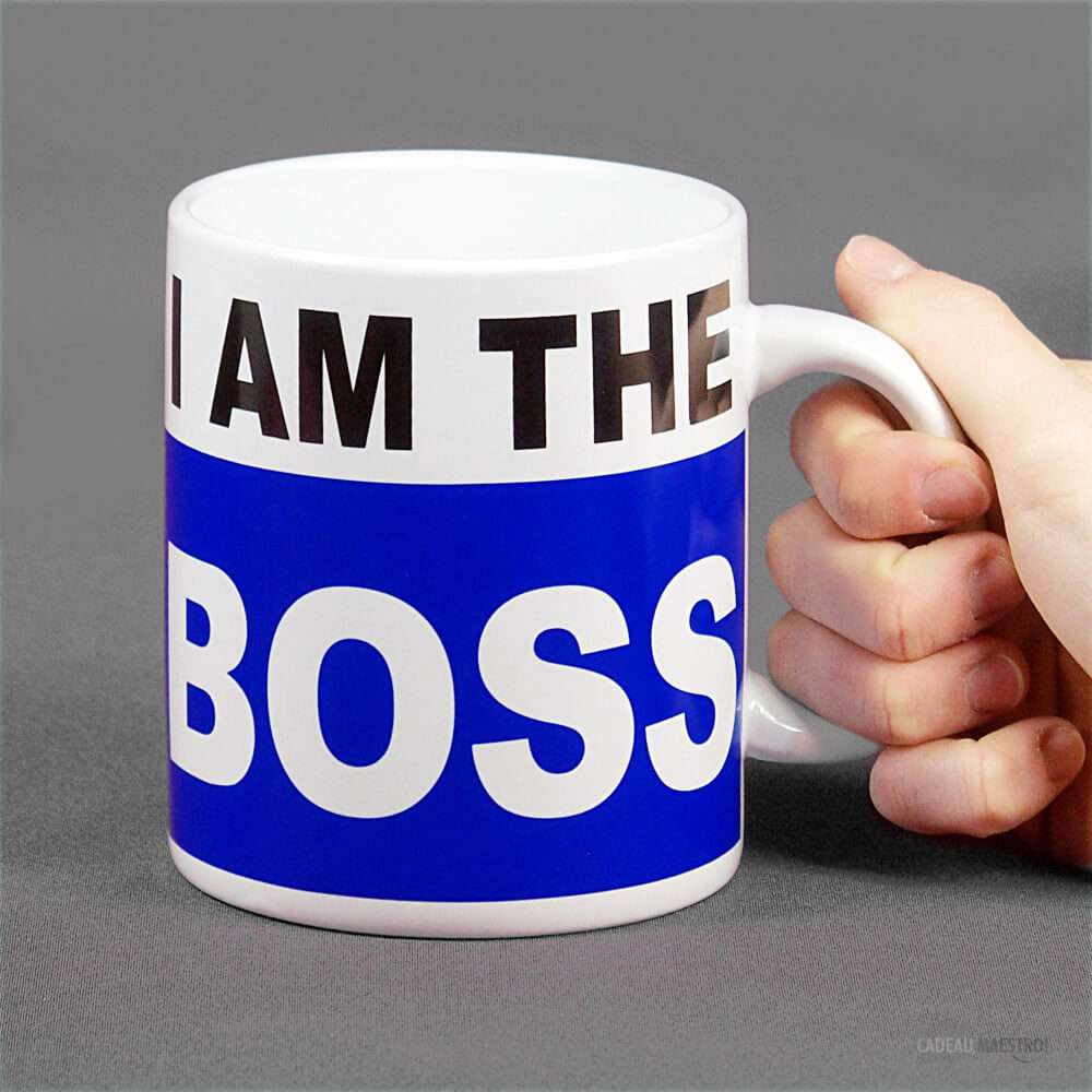 Mug Géant I Am The Boss - Mug Original CadoMaestro