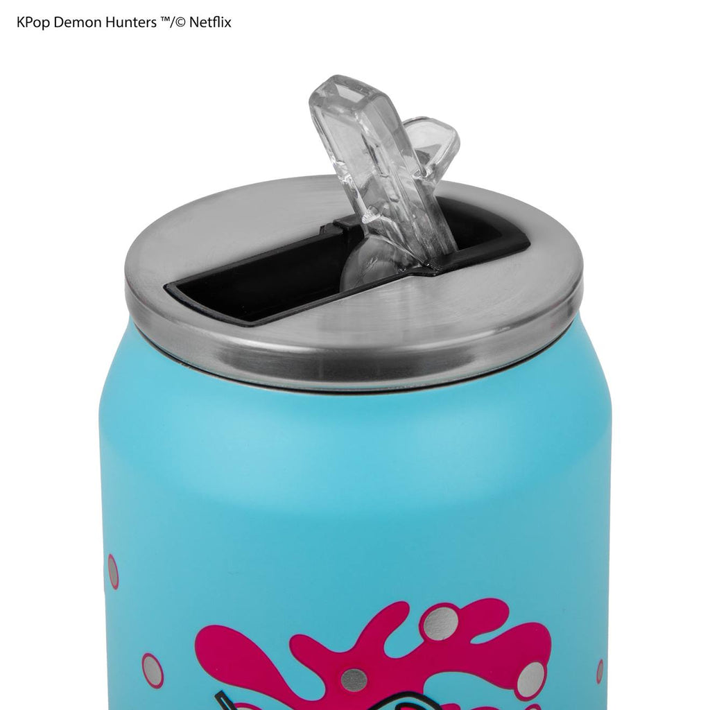 Mug Isotherme avec Paille Soda Pop - KPop Demon Hunters Bleu